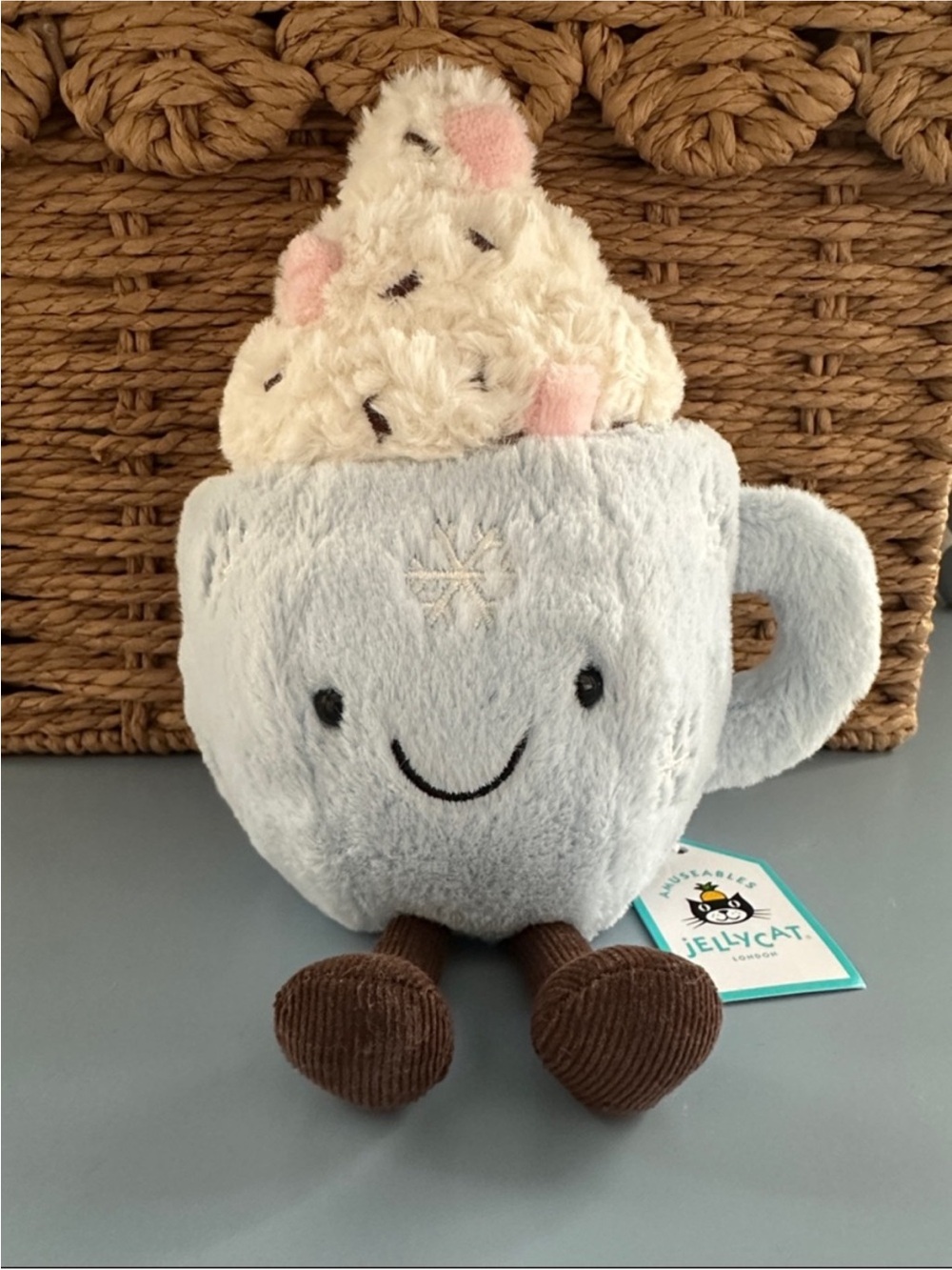 NWT Jellycat Amuseables Hot Chocolate with Marshmallows
